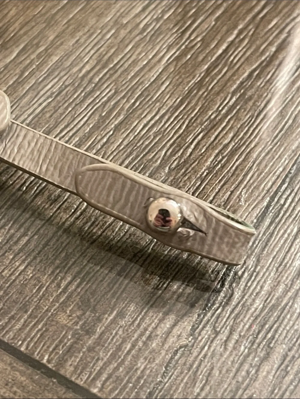 Lauren Ralph Lauren Grey & Silver Replacement Handbag Logo Hangtag - Bag Charm